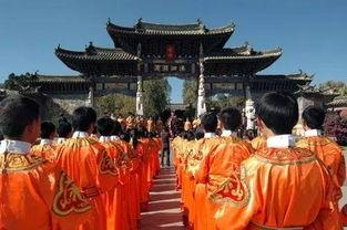 建水孔庙成人礼视频,建水孔庙的青春盛典